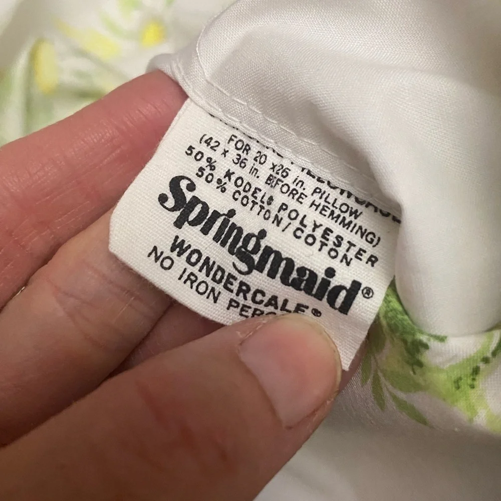 Springmaid Wonderscale Vintage Double (full) Flat Sheet With Pillow Case